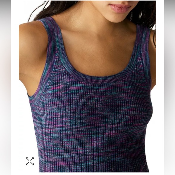 Ba&sh Maxine ribbed multi colored knit dress - Picture 3 of 12